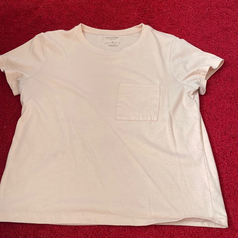 pink short sleeve tee
